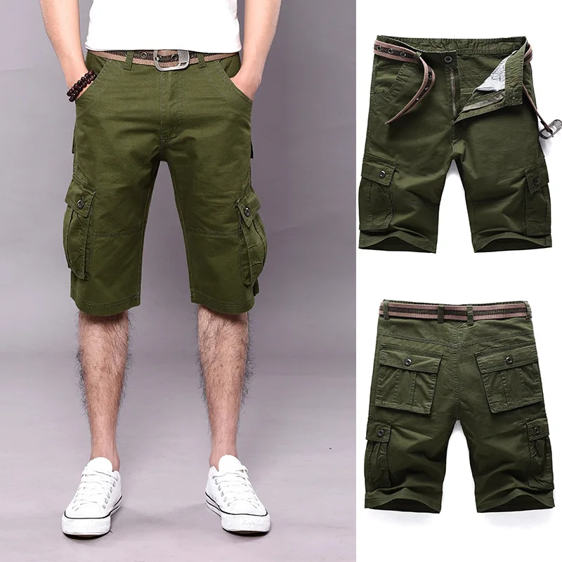 

2021 Shorts Men Cool Camouflage Summer Hot Sale Cotton Casual Men Short Pants Brand Clothing Comfortable Camo Men Cargo Shorts
