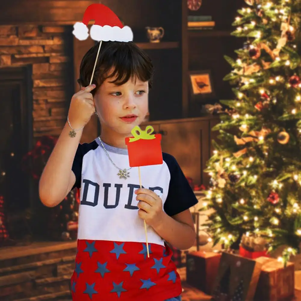 

Christmas Theme Tibetan Style Pendants Mixed Shapes Mixed Color, 18x11x2.5mm, Hole: 2.5mm 150pcs/set