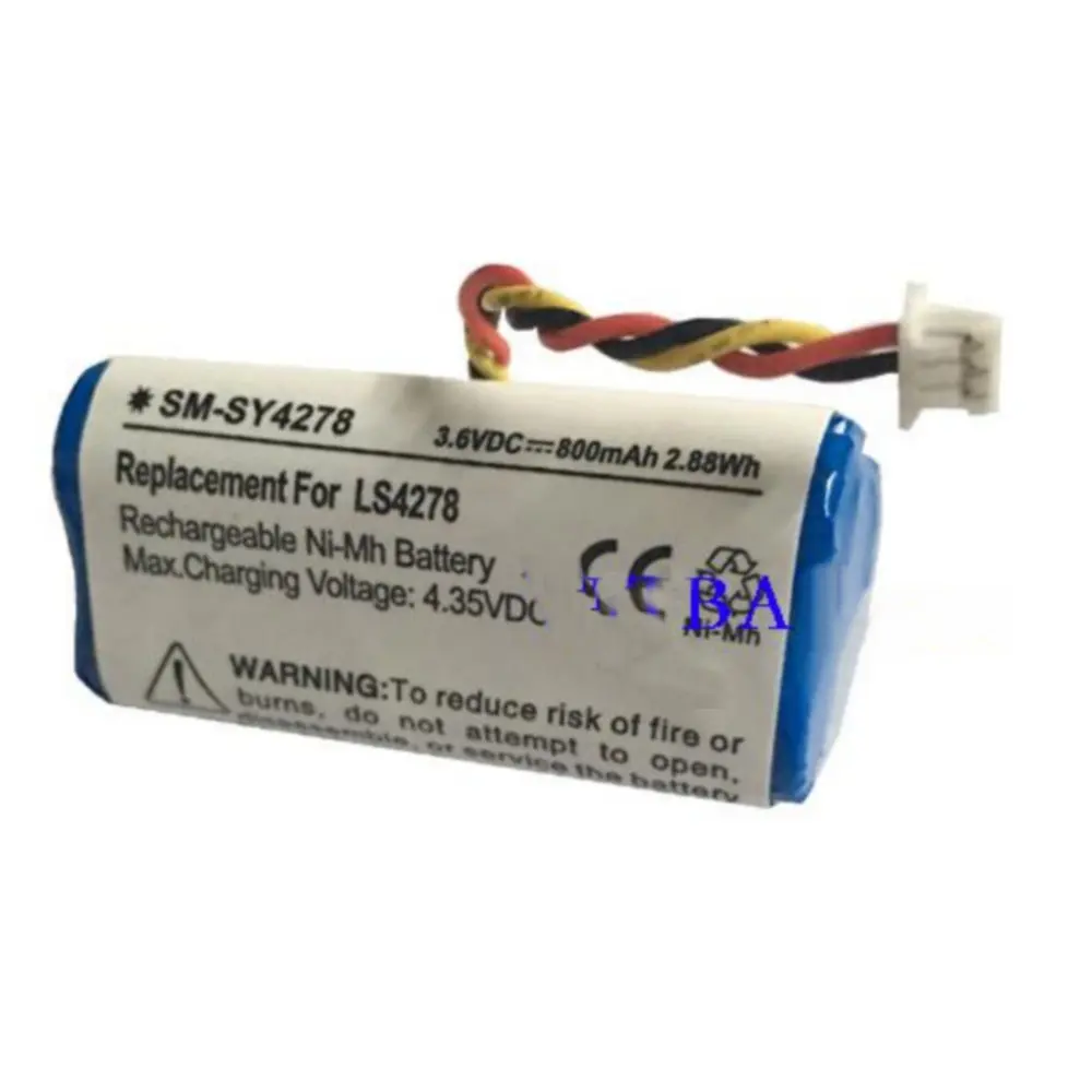 

3.6V Original size Battery 800mAh Battery For Zebra Symbol Motorola LS4278 DS4278 DS6878 Scanner 3.6V 800mAh 82-67705-01 Battery