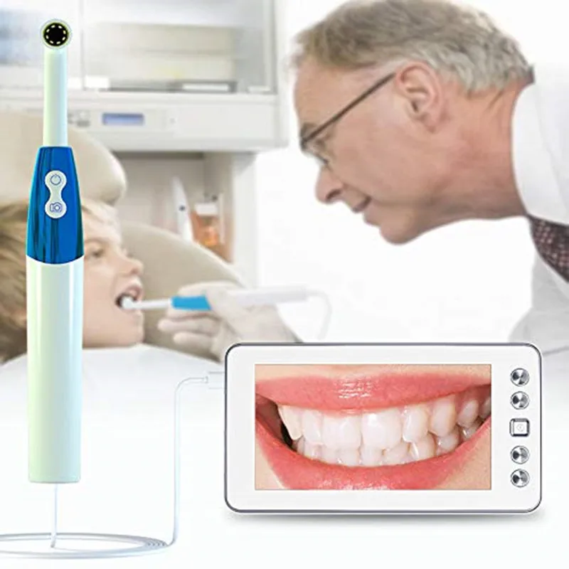 Визуальный стоматологический эндоскоп камера с 4 3-дюймовым экраном медицинский