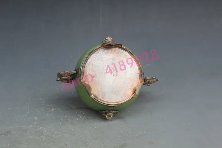 

Pure white copper, with agate aromatherapy stove, home / living room decoration crafts, collectibles.