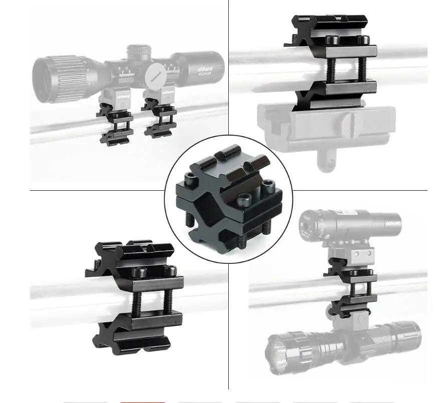 Ohhunt Универсальный Тактический двусторонний планка Вивера Пикатинни винтовка