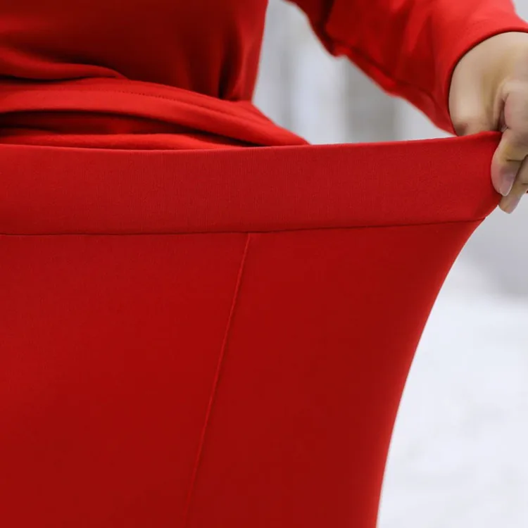 Женские длинные кальсоны на осень-зиму одежда из двух предметов теплый костюм 7XL