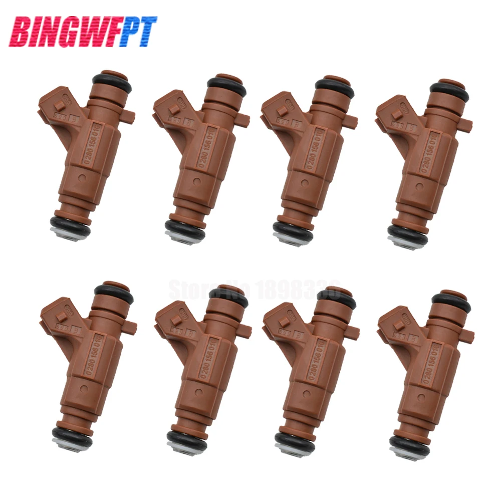 

8pcs Fuel Injectors OEM 0280156016 For Mercedes Benz CL CLK E ML S SL 4.3 5.0 V8 A1130780249 1130780249