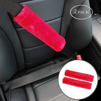 2pcs soft seat belt safety belt shoulder covers breathable protection seatbelt padding pad pillow pad safety strap cover for bag