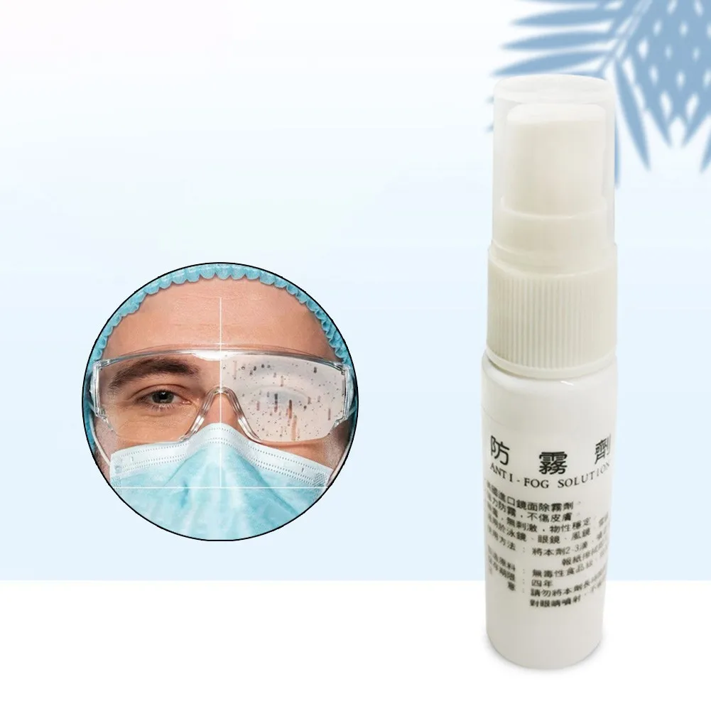 

20ML Antifogging Agent Defogger Solid State Defog Anti Fog Spray For Swimming Goggles Diving Masks Binoculars Spray Mist Tool
