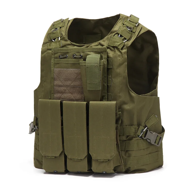 

Military Tactical Vest Molle Combat Assault Plate Carrier Tactical Vest 7 Colors CS Outdoor Clothing Hunting Vest