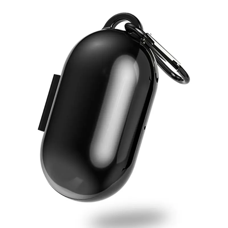 ТПУ покрытие защитный чехол полное покрытие для samsung Galaxy Buds аксессуары - Цвет: Черный