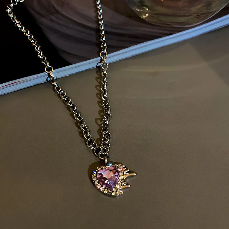 Женское Ожерелье с кристаллами в корейском ретро-стиле | Украшения и аксессуары