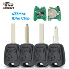 Автомобильный пульт дистанционного управления Dandkey, 433 МГц, для Peugeot 206, 207, 306, 307, 407, для Citroen C1, C2, C3, Saxo, Picasso, Xsara ID46, PCF7961