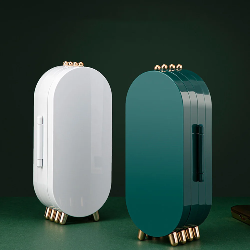 

Desktop Dustproof Folding Jewelry Box Display Stand Perfect Gift 11.5*6.5*23.5cm