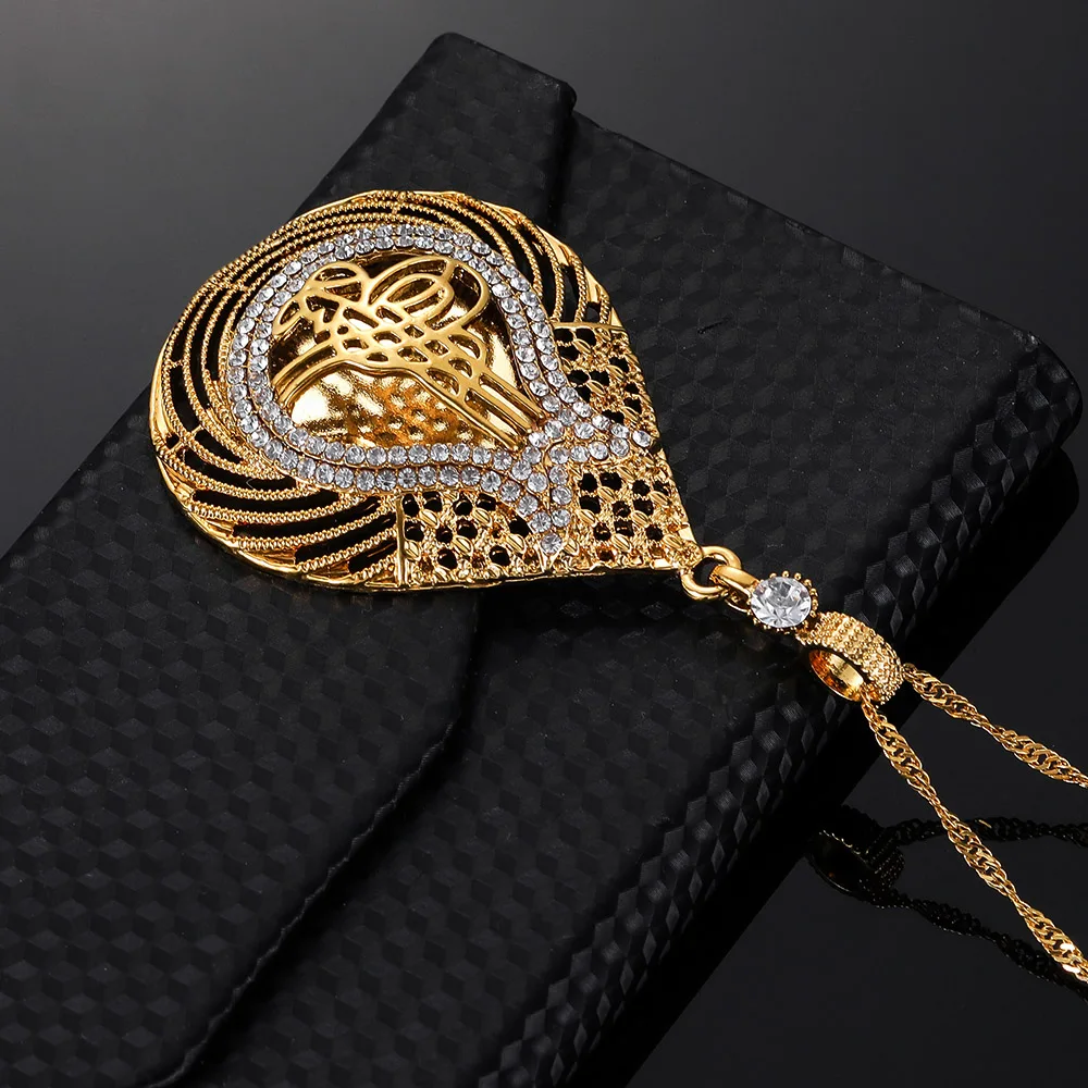 Мусульманское ожерелье с кристаллами новое монетами в турецком и мусульманском