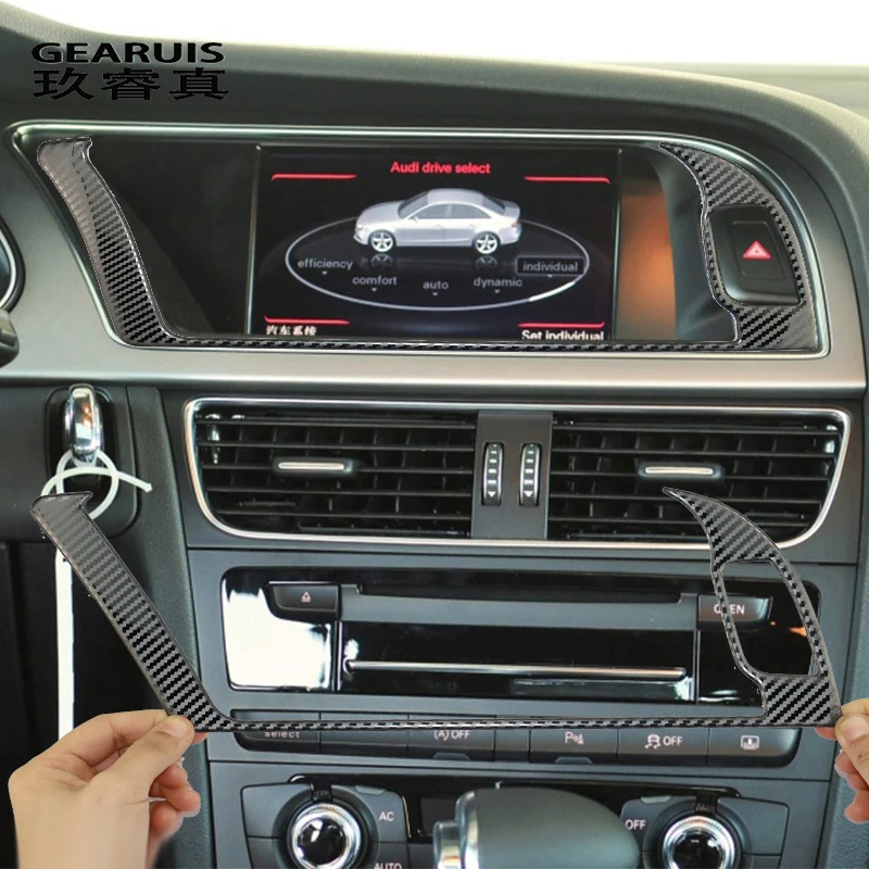 Автомобильный Стайлинг из углеродного волокна кнопки сигнасветильник