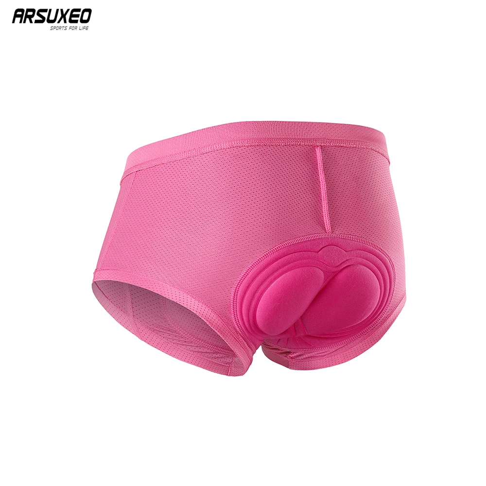 Женские шорты для велоспорта ARSUXEO дышащие с 3D гелевой подкладкой горного