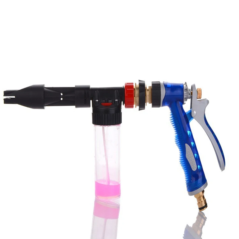 

Detachable High Pressure Water Spray Gun Car Wash Foam Pot Garden Hose Nozzle Water Jet Cleaning Tool garden Watering Irrigation