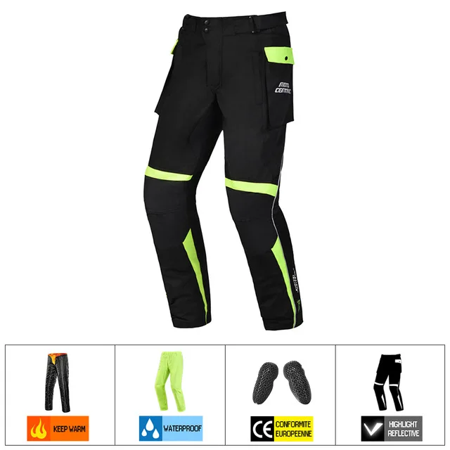 1901-Green Pants MOTOCENTRIC, Мужская мотоциклетная куртка, Мото куртка, бронежилет, водонепроницаемый, для езды, для гонок, Jaqueta, Chaqueta, для мотокросса, мотоциклетная куртка - Цвет: 1901-Green Pants