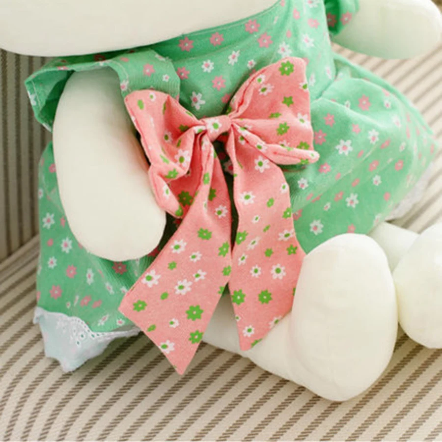 

Big White Kawail Rabbit Bunny Plush Toy Doll Kawaii Toys for Girls Stuffed Plush/Nano Doll PP Cotton Rabbit Toys CC50MR