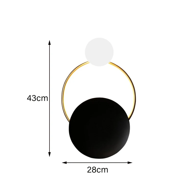 

Nordic vintage Round Led Wall Lamps bedside Background Bedroom Parlor Aisle Retro LED Wall Light Indoor Sconce Lighting Fixtures