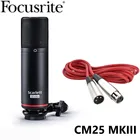 Конденсаторный микрофон Focusrite Scarlett Studio Scarlett CM25 MkIII, для компьютерной записи, с кабелем XLR 3 м