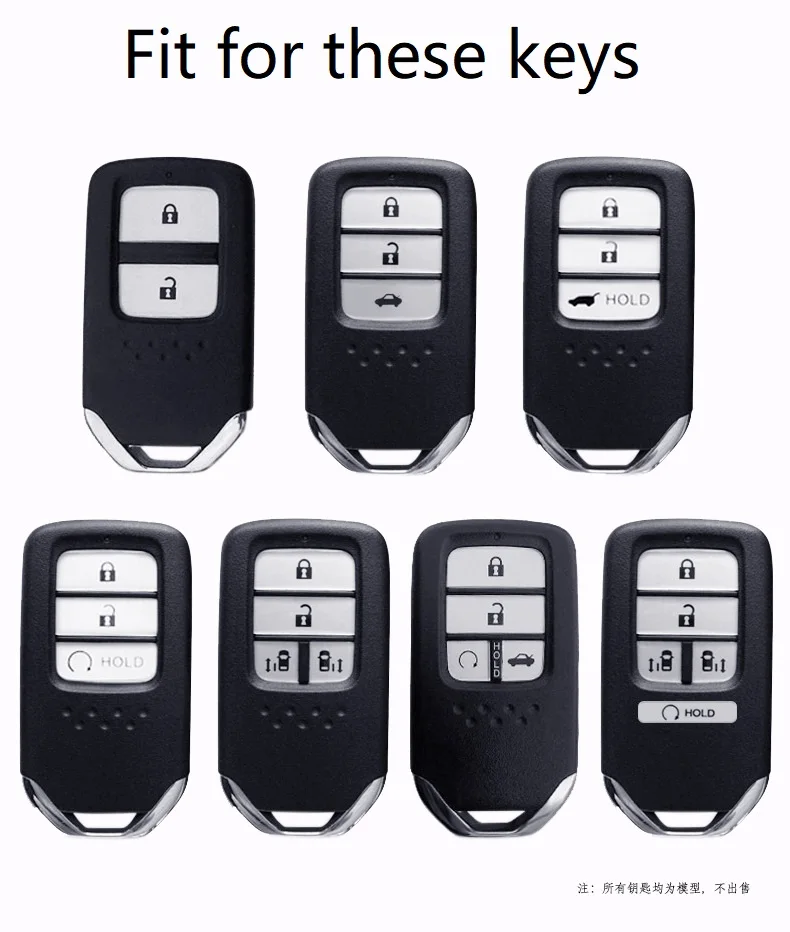 

New Soft TPU Full Cover Remote Key Case For Honda Civic City Vezel Accord HR-V CRV Polit Jazz Jade Crider Odyssey Key Protector