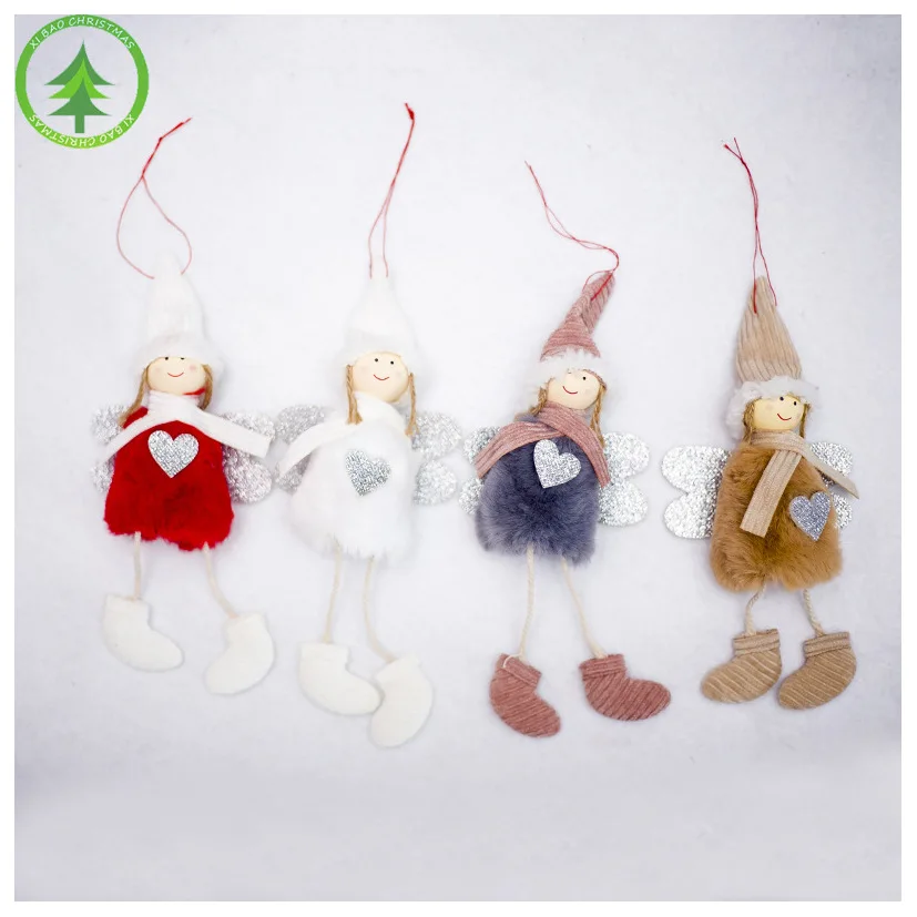 1 шт. Ангел Кукла Рождественская елка висячие украшения сосновый конус Свадебная