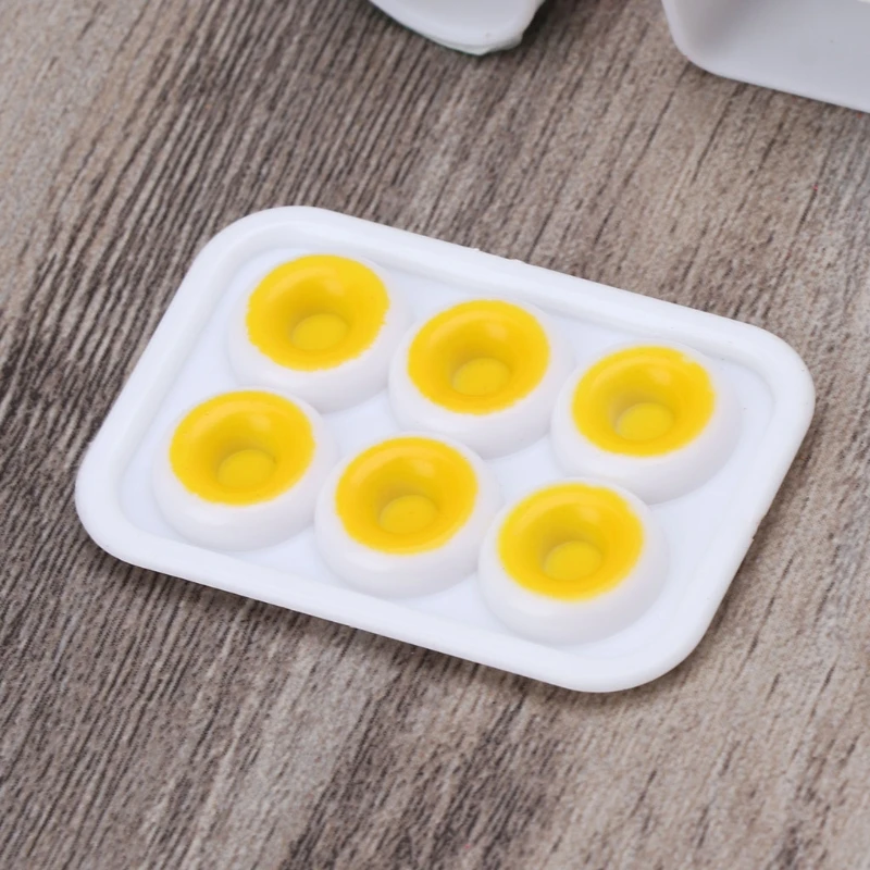 

Refrigerator Play Set Doll House Doll Fridge Freezer With Food Kid Toy