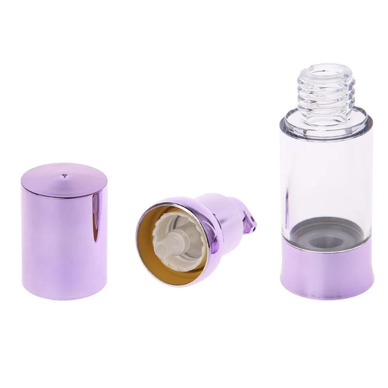 

Travel Airless Bottle Pump Empty Spray Cosmetic Vacuum Lotion Bottles 20/30/40ml E65F