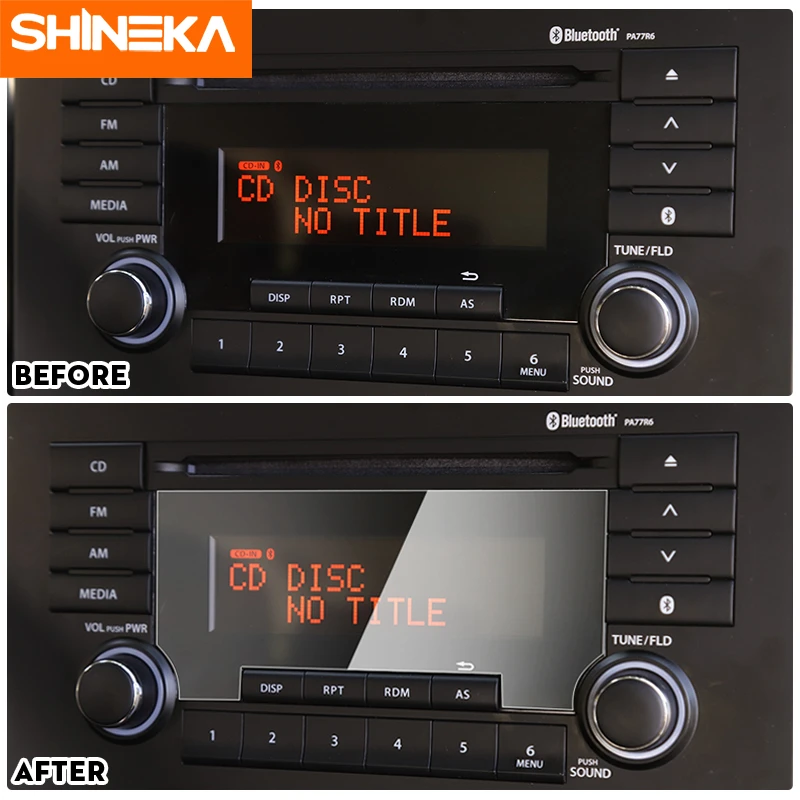 SHINEKA Interior Mouldings For Suzuki Jimny Car CD Screen Protective Film Prevent Scratching Accessoroies 2019+ | Автомобили и