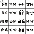 Серьги Shuangshuo из нержавеющей стали, черного цвета, в виде пчелы, бабочки, змеи, серьги-гвоздики, ювелирные изделия для женщин и девочек, повседневные ювелирные изделия, подарок