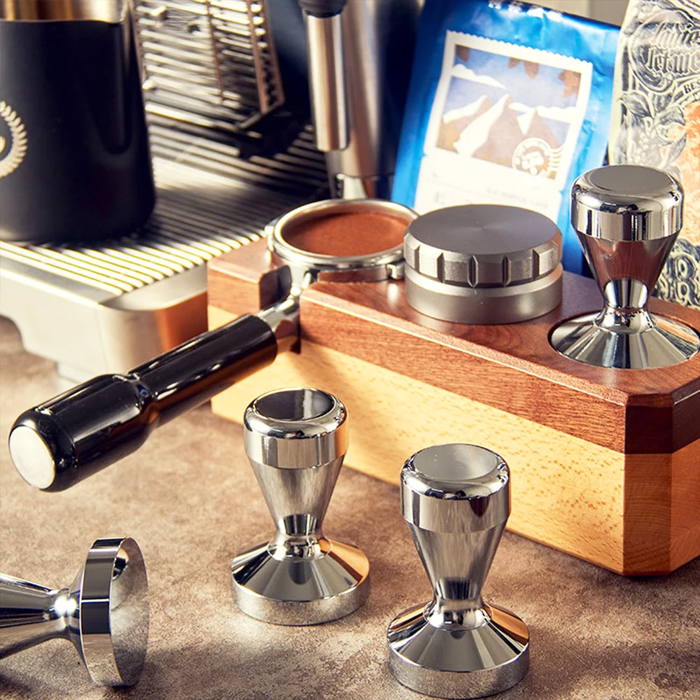 

49mm/51mm/53mm/58mm Stainless Steel Handmade Coffee Press Powder Hammer Espresso Maker Cafe Barista Tools Machine Accessories