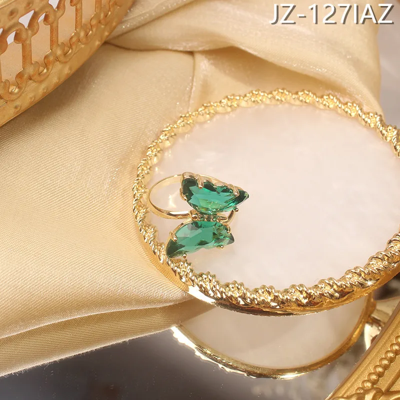 

New Design Hot Sale Fashion Jewelry Premium Luxury Transparent Colorful Crystal Earrings Butterfly Stud Earrings for Women Gifts