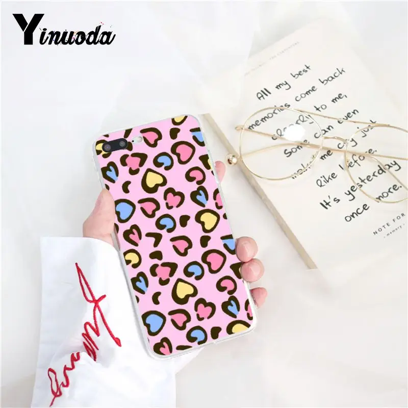 Yinuoda Fashion Leopard Print Colorful Pattern TPU Soft Phone Case for iPhone 8 7 6 6S X XS MAX 5 5S SE XR 11 Pro Max | Мобильные
