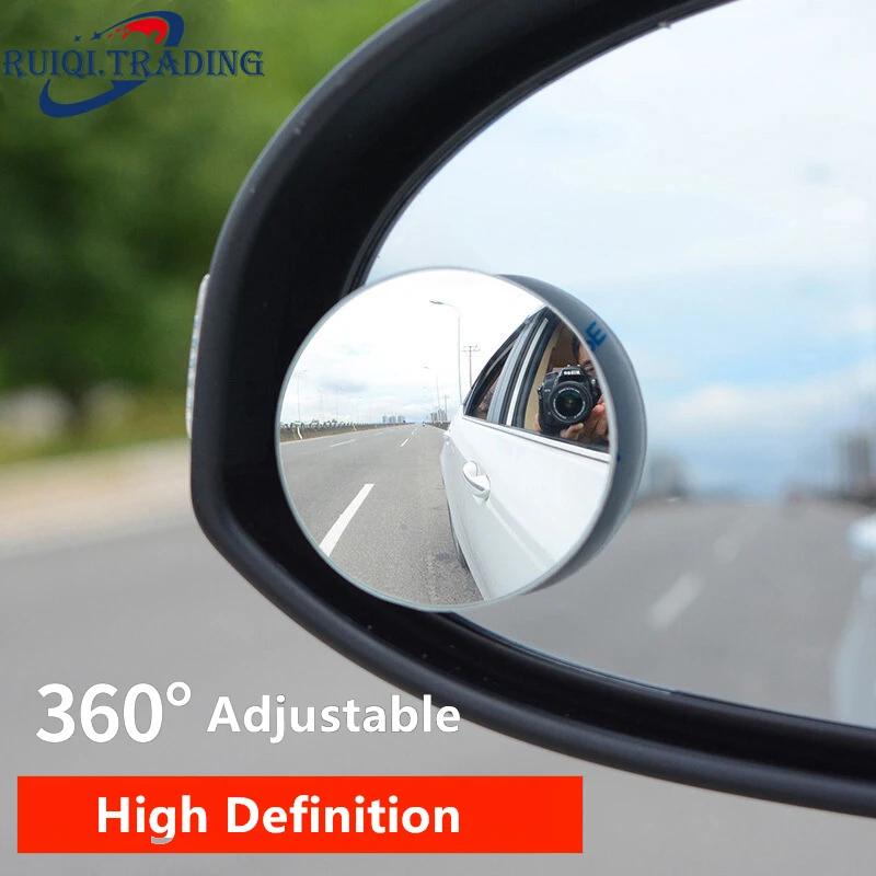 

Car 360 Wide Angle Round Convex Mirror Car Vehicle Side Blindspot Blind Spot Mirror Wide Rear View Mirror Small Round Mirror