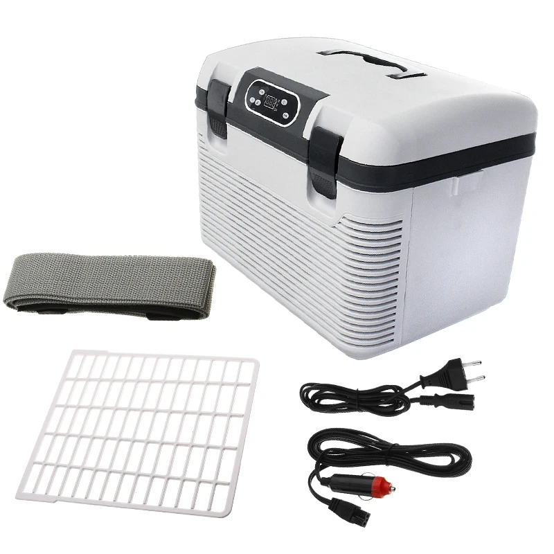 

19L Car Refrigerator Freeze heating DC12-24V/AC220V Fridge Compressor for Car Home Picnic Refrigeration heating -5~65 Degrees