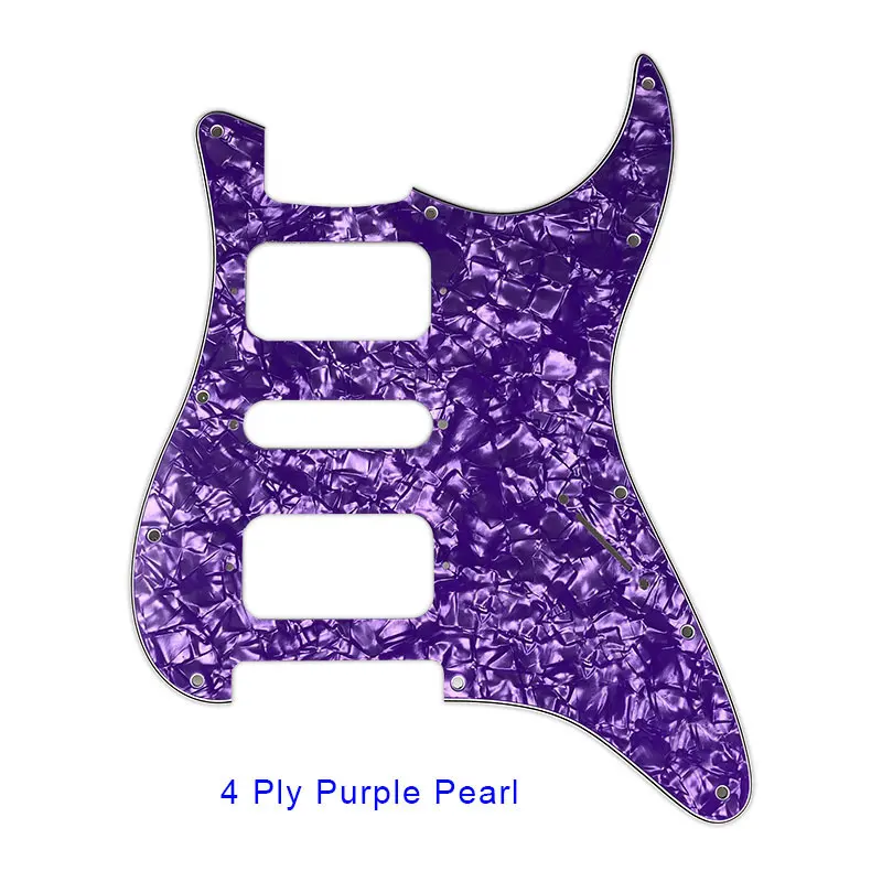 Для США/Мексики Fd Strat 11 отверстий для винтов HSH Two Deluxe Humbuckers Single St Guitar Pickguard без