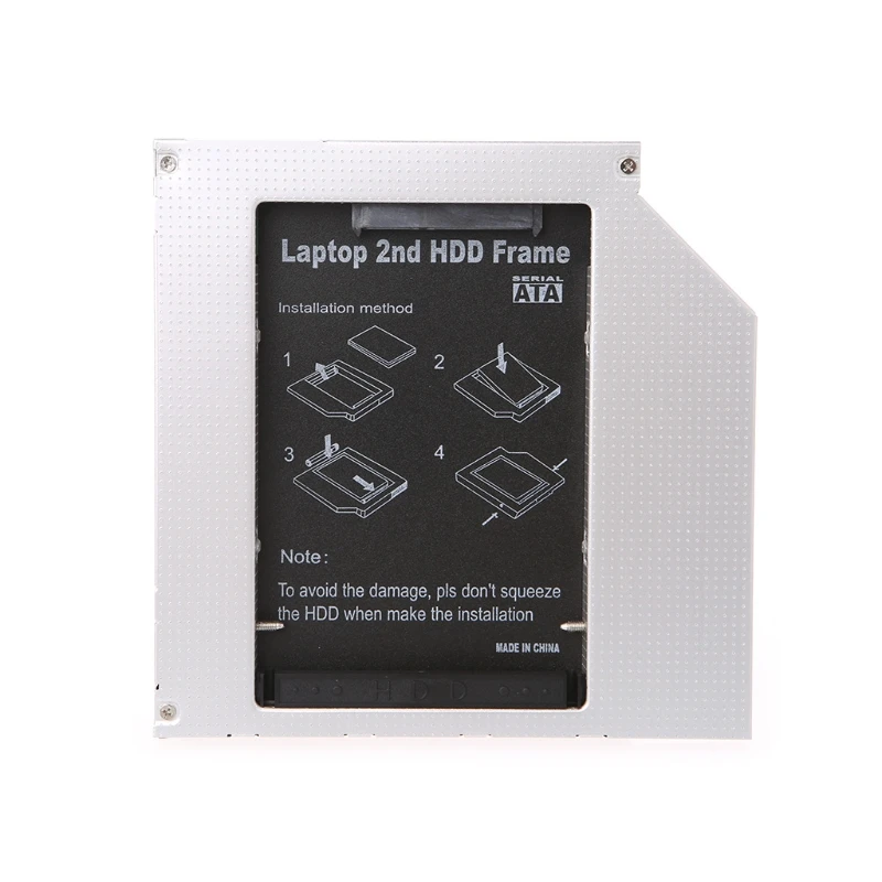 Популярный универсальный 9 5 мм PATA IDE для 2-го жесткого диска SATA HDD Caddy Модуль -