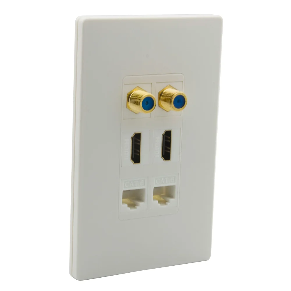 Штекер Toslink RCA (гнездо-гнездо) 6 портов HDMI CAT6 F RG6 USB 3 0 | Электроника