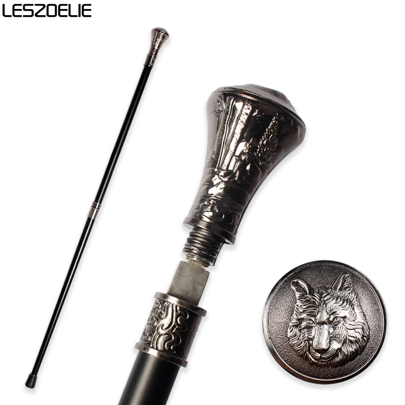 Меч-палка роскошный волк-трость Ручка для ходьбы Мужская ручка Модная элегантная