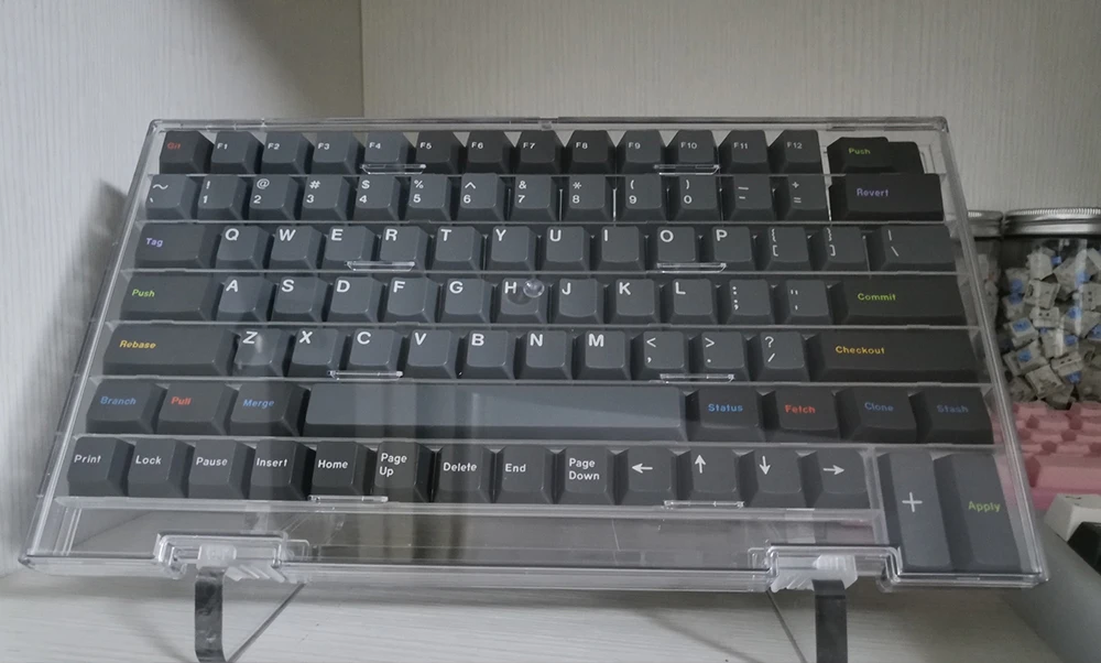 Универсальные прозрачные акриловые подставки для клавиатуры Gh60 84 96 104 |