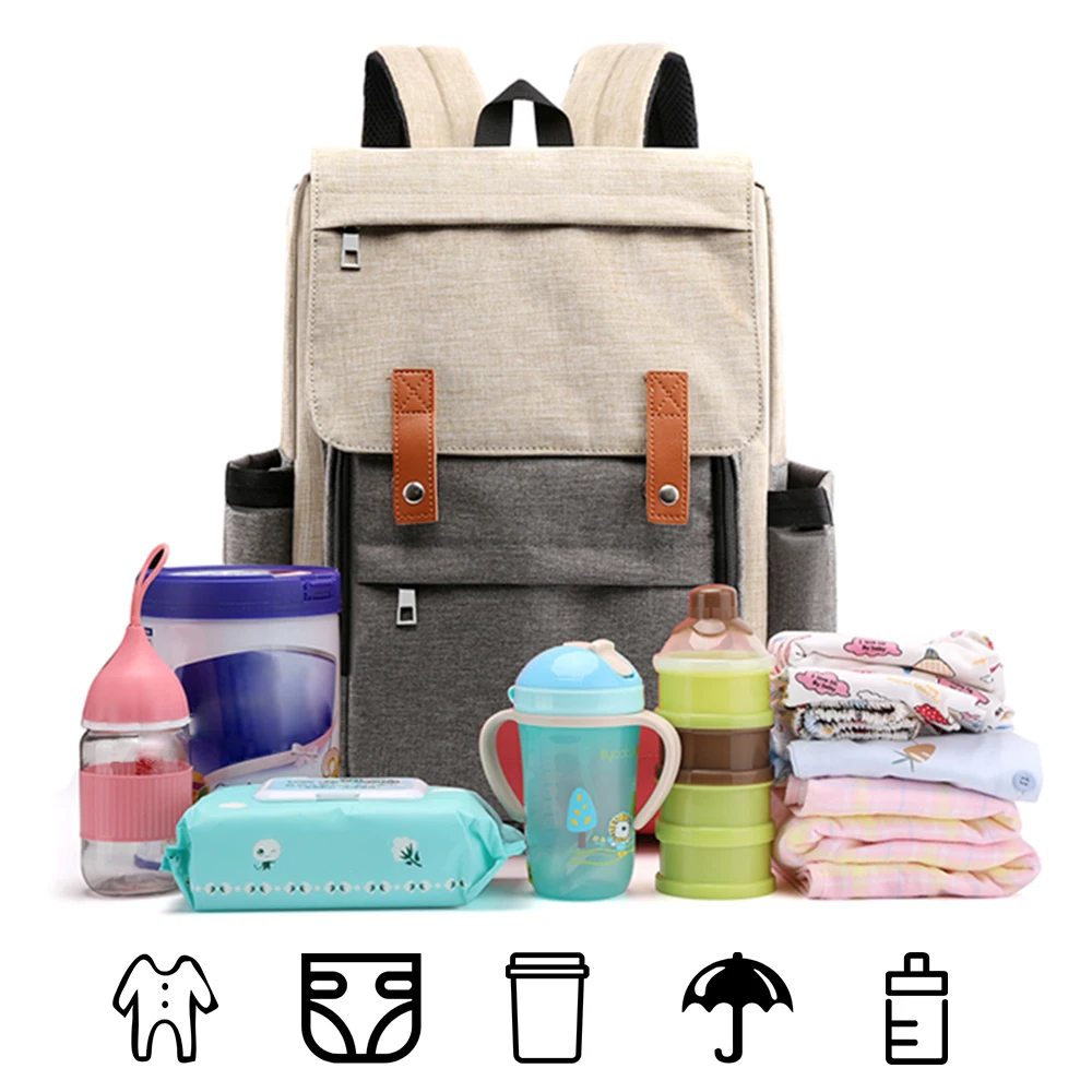 Сумки для подгузников мам большой вместительный дорожный рюкзак