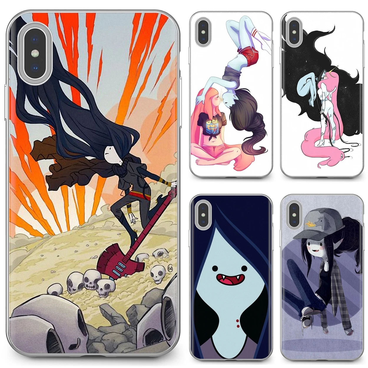 Приключение времени Финн Джейке Марселин для iPhone 11 Pro 4 4S 5 5S SE 5C 6 6S 7 8X10 XR XS Plus Max iPod