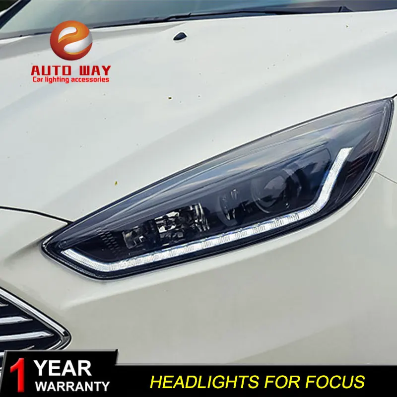 Автомобильный Стайлинг чехол для Ford Focus 3 2015 2017 фары Светодиодная