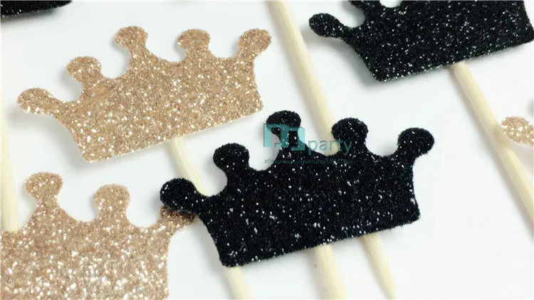 Пользовательский цвет банта и золотистый черный блестящий Фотофон украшения для