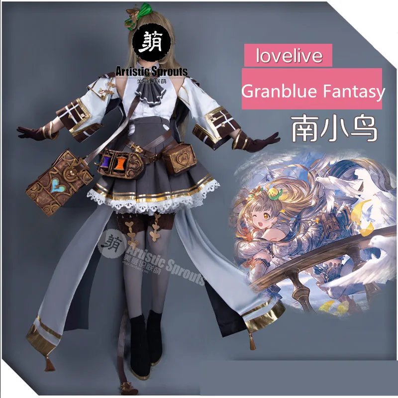 Обувь в стиле аниме Живая Любовь Kotori Minami Granblue фантазия Косплэй костюм платье