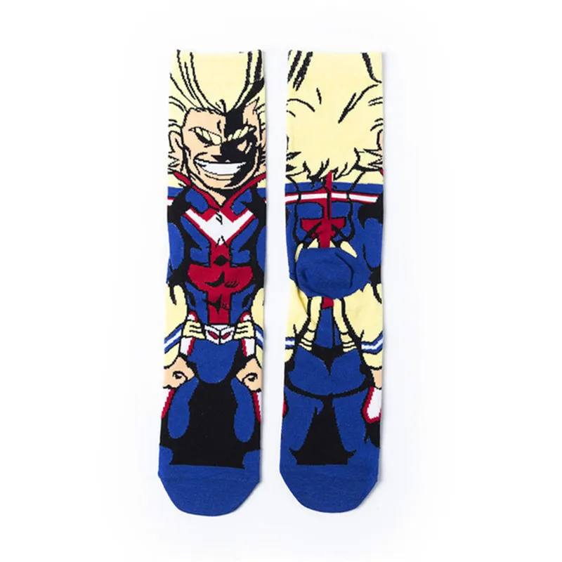 Носки с героями аниме Моя геройская Академия Bakugou Katsuki Might Todoroki Shoto Midoriya Izuku Косплей