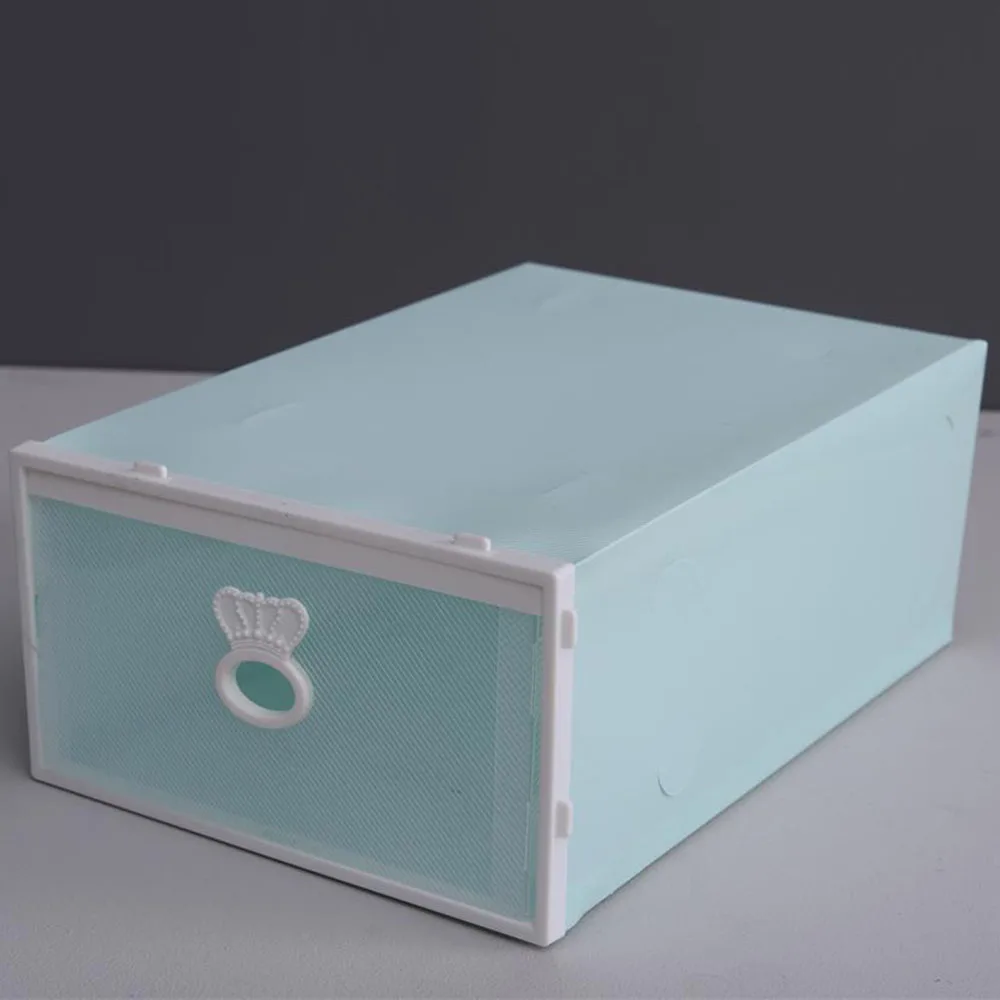 Коробки для обуви с высокой емкостью ящик хранения прозрачный шкаф пылезащитный