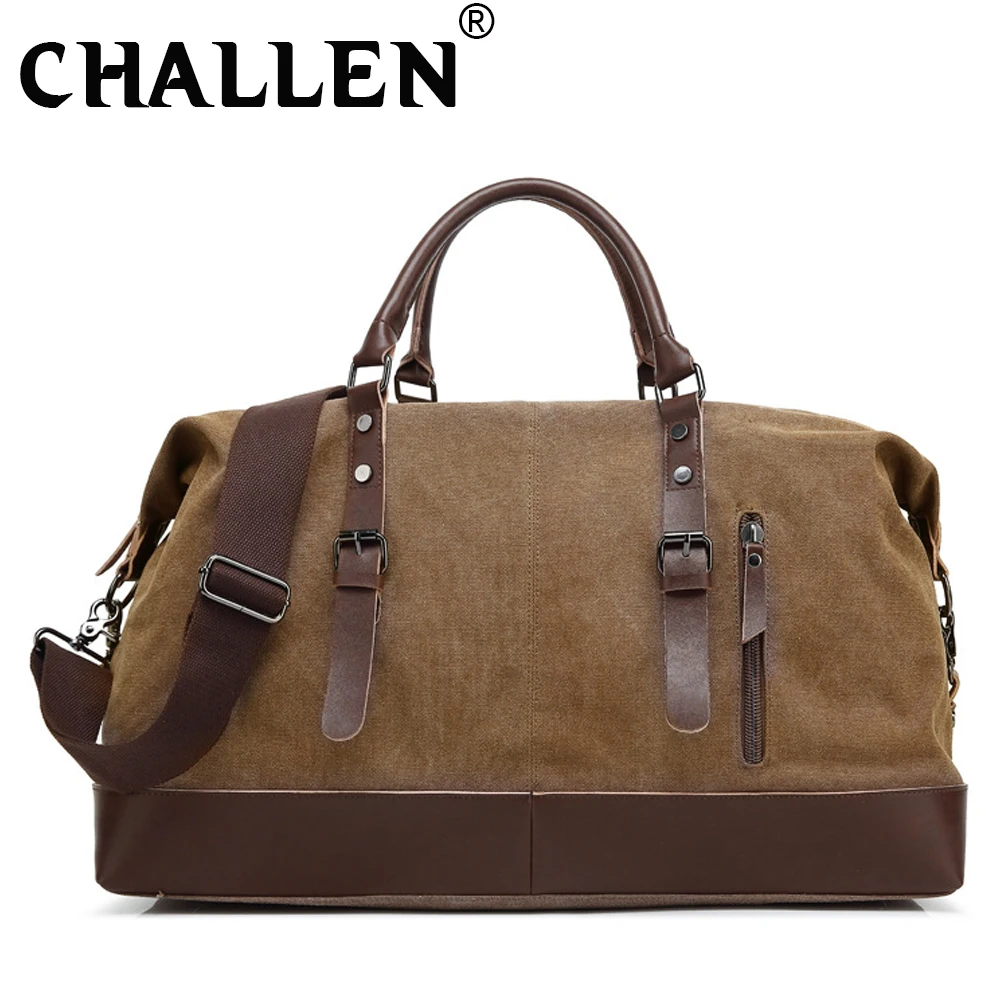 Новая мужская модная сумка через плечо повседневная холщовая