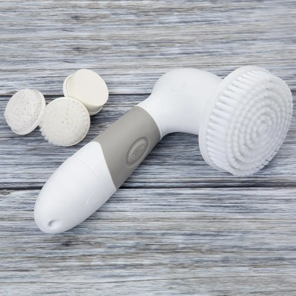 4 в 1 щетка для очищения лица Массажер пилинг электрическая щётка очищающая