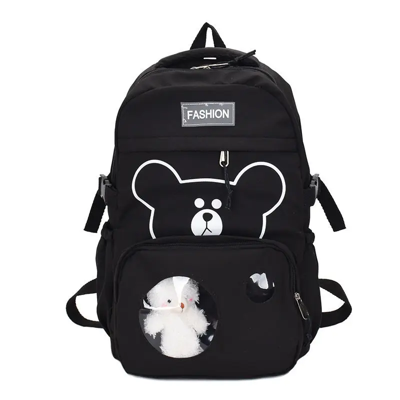 

Teenage Student School Bags for Girls Backpack Women Nylon