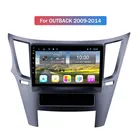 Автомобильное радио, мультимедийный видеоплеер, GPS-навигатор, Android 10, для Subaru Outback 2010, 2011, 2012-2016, поддержка MirrorLink